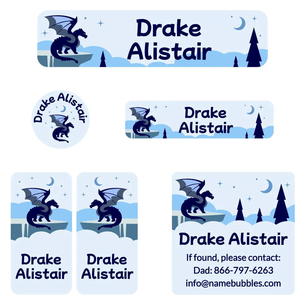 Dragon Camp Labels Pack