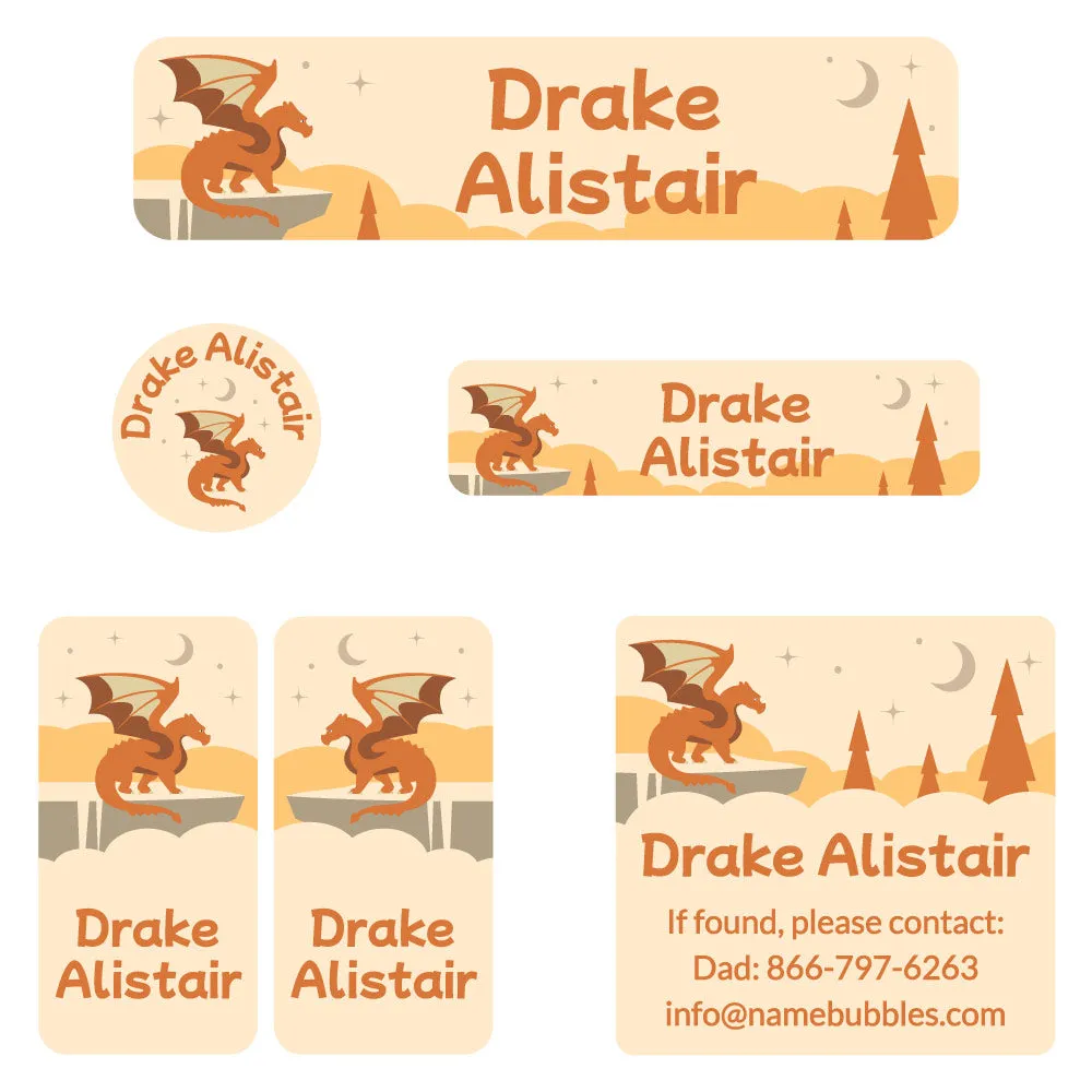 Dragon Camp Labels Pack