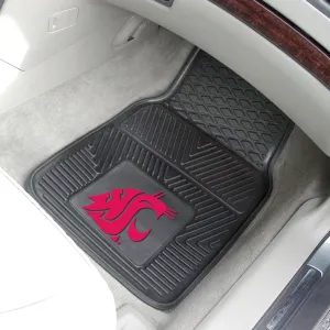 Fanmats Washington State Cougars Heavy Duty Car Mat Set - 2 Pieces