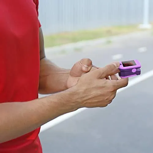 Fingertip Pulse Oximeter with Silicon Cover