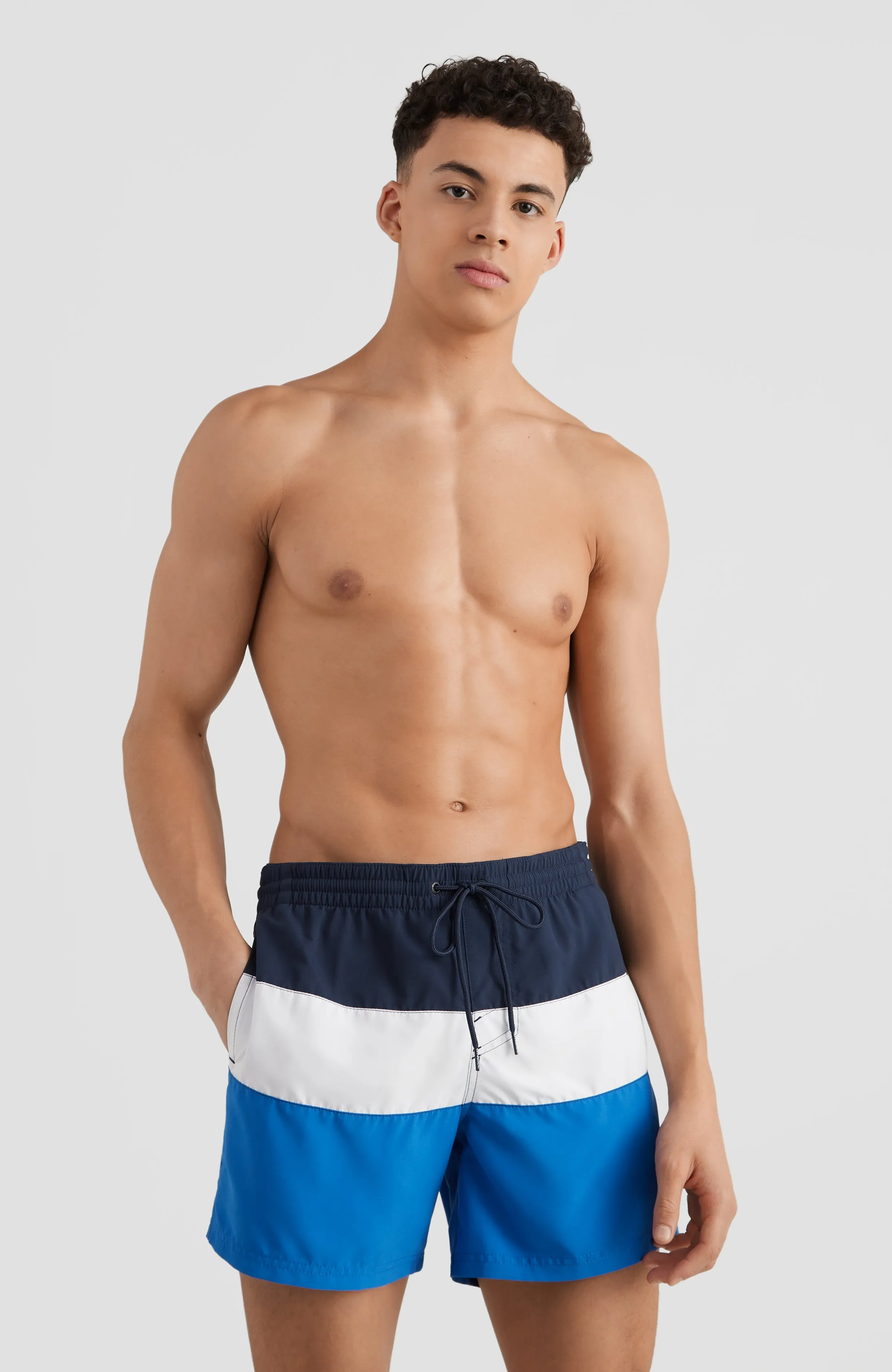 Frame Block Swim Shorts | Blue Multi 9