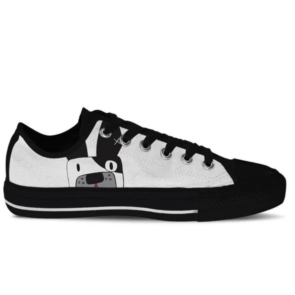 French Bulldog Men S Low Top Shoes - Stylish & Comfortable Footwear, Dog Printed Shoes, Canvas Shoes For Men, Women