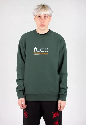 Fuct LA Embroidered Crewneck - alpine green