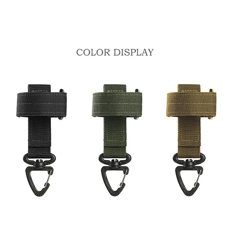 Glove Rope Storage Buckle Multi-Purpose Nylon Carabiner, Random Color Delivery