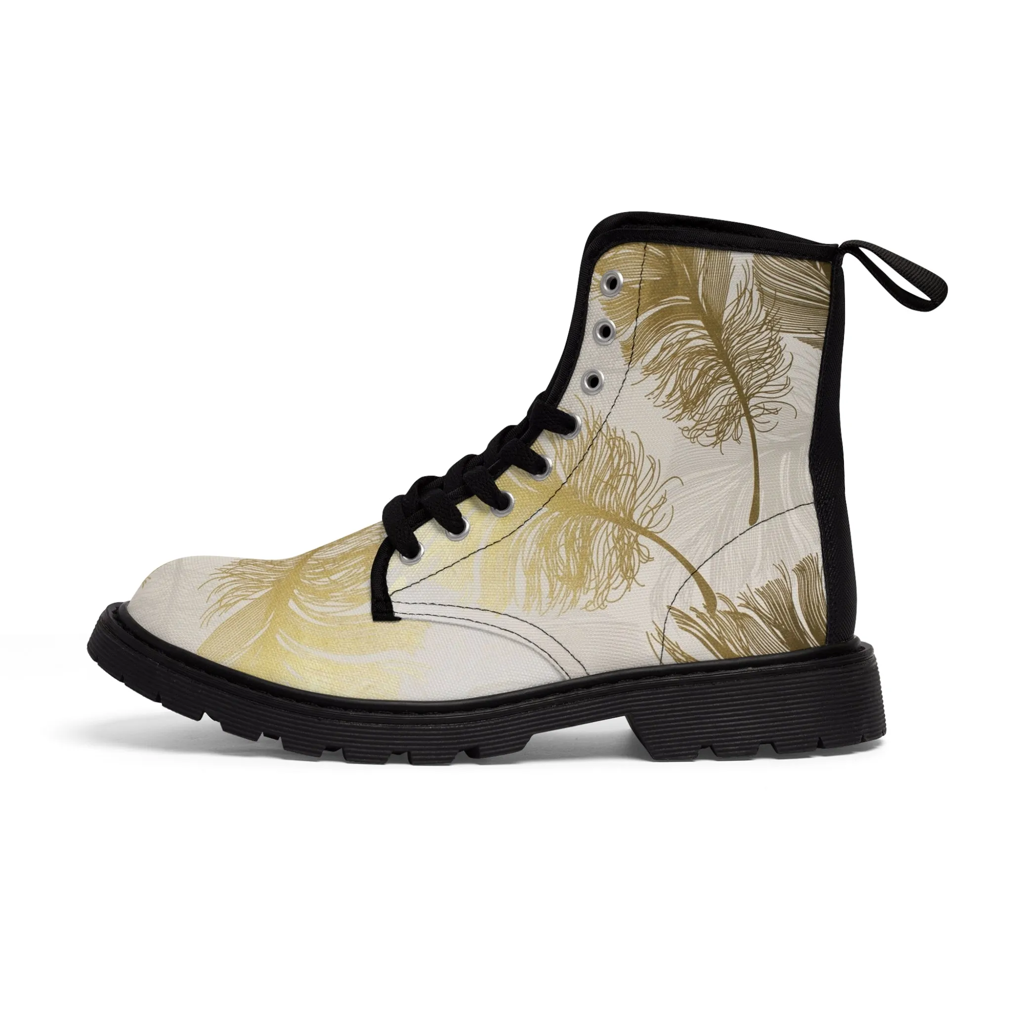 Golden Feathers - Inovax Men's Canvas Boots