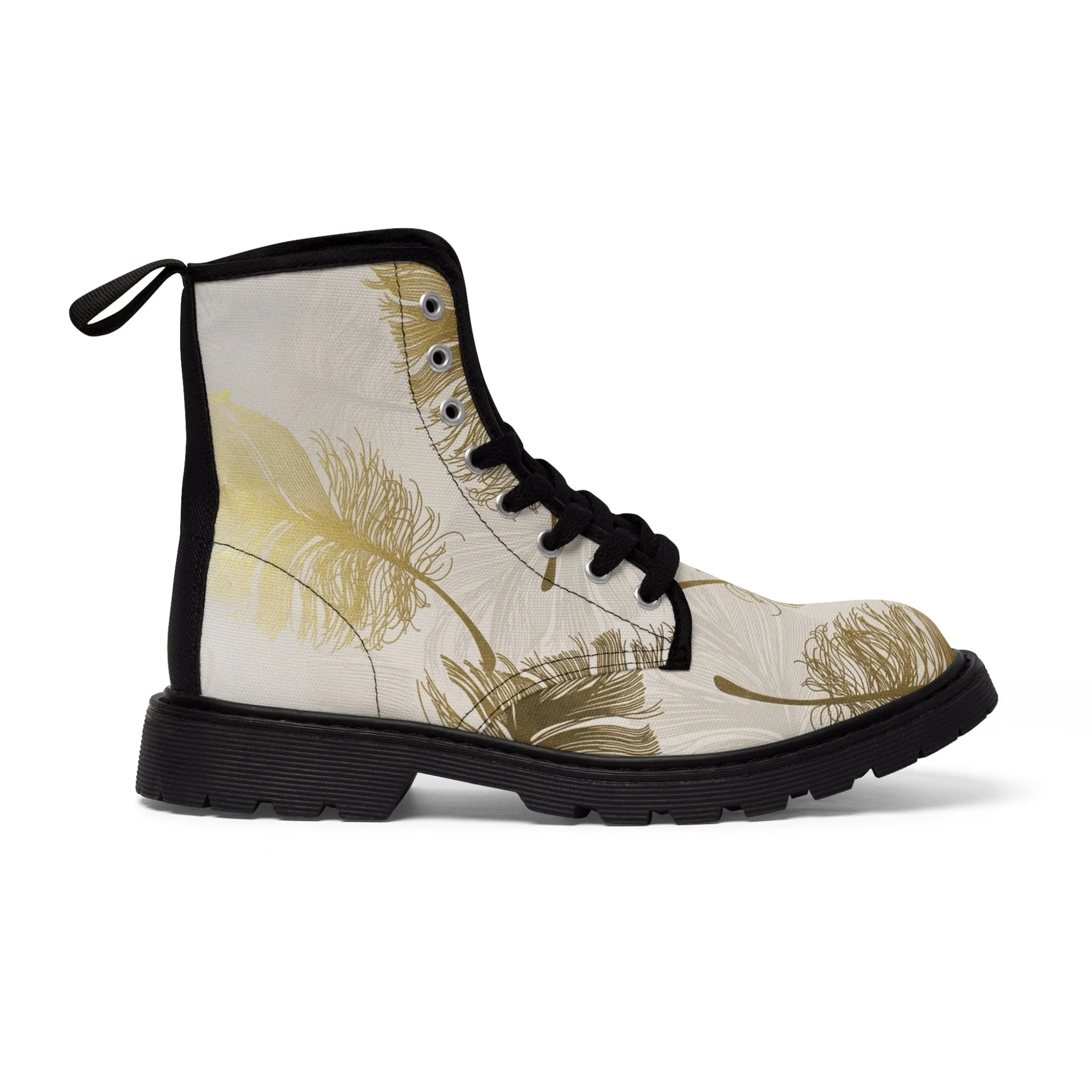 Golden Feathers - Inovax Men's Canvas Boots