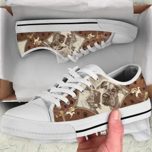 Great Dane Low Top Shoes - Low Top Sneaker - Dog Walking Shoes Men Women, Dog Printed Shoes, Canvas Shoes For Men, Women