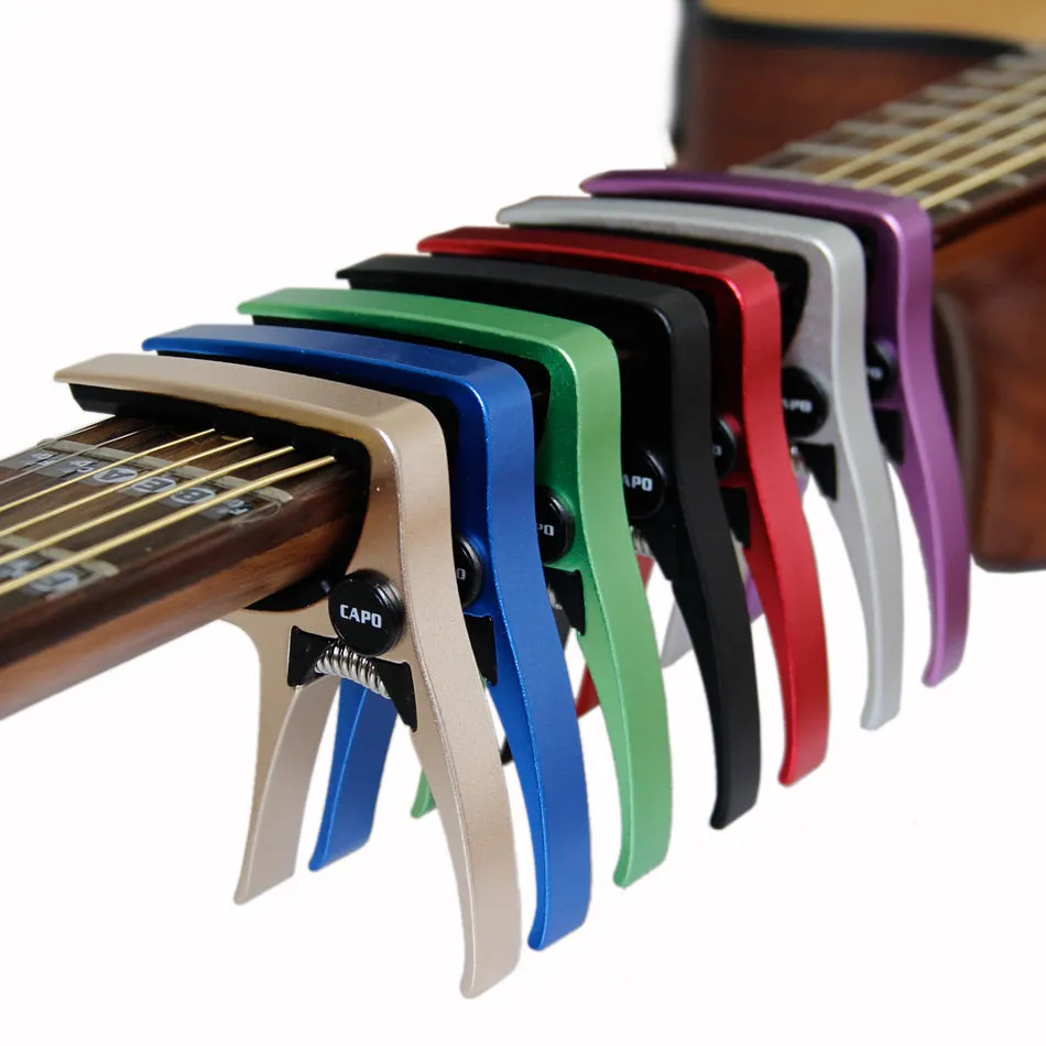 Guitar Capo for acoustic and electric guitars  Total aluminium material Guitar Accessories