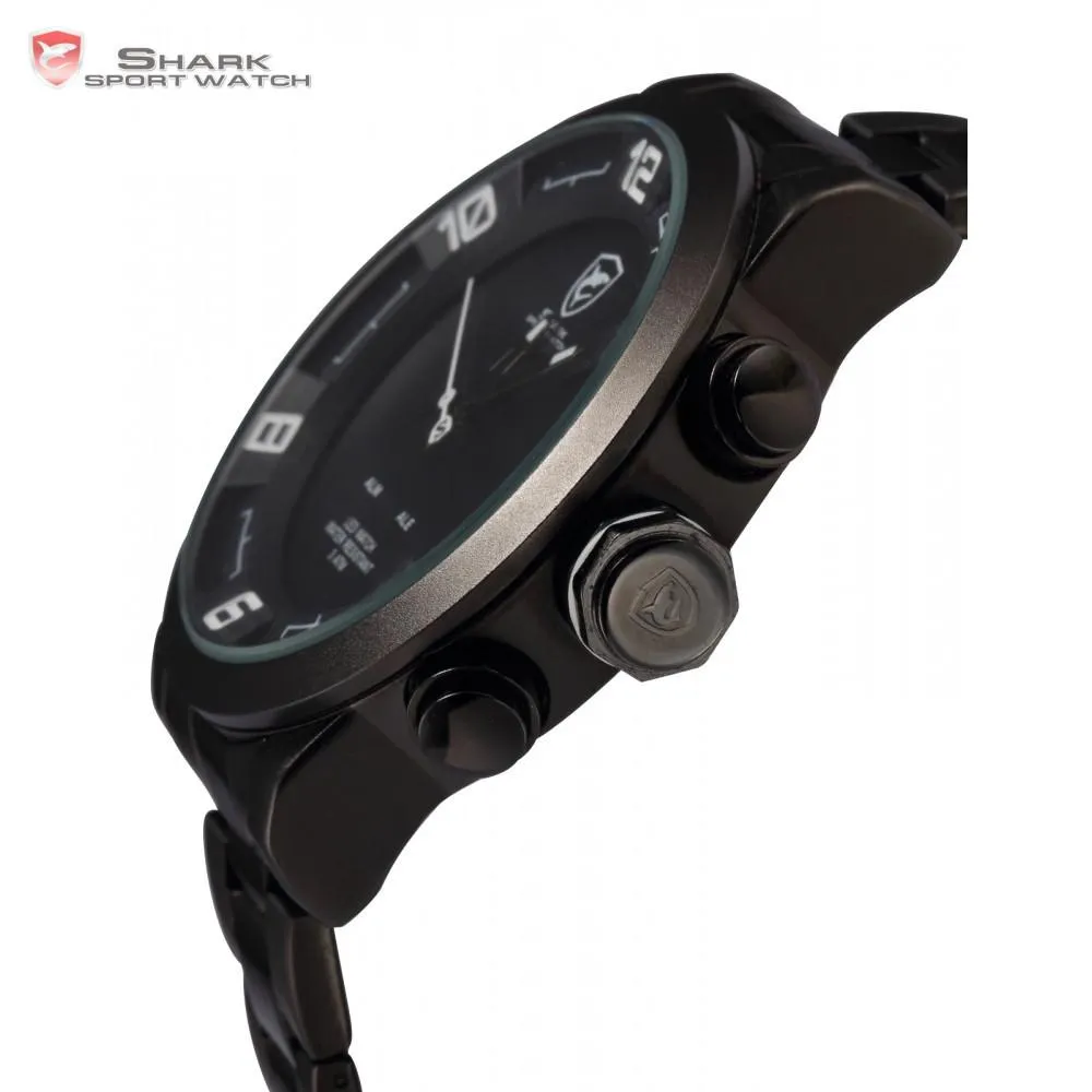 GULPER Shark 2 Sport Watch Black/White SW 363