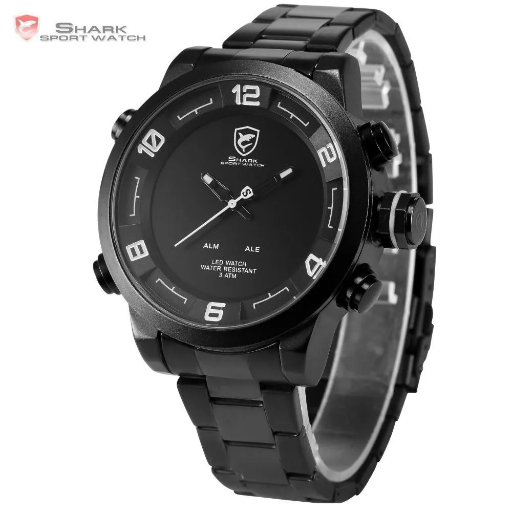 GULPER Shark 2 Sport Watch Black/White SW 363