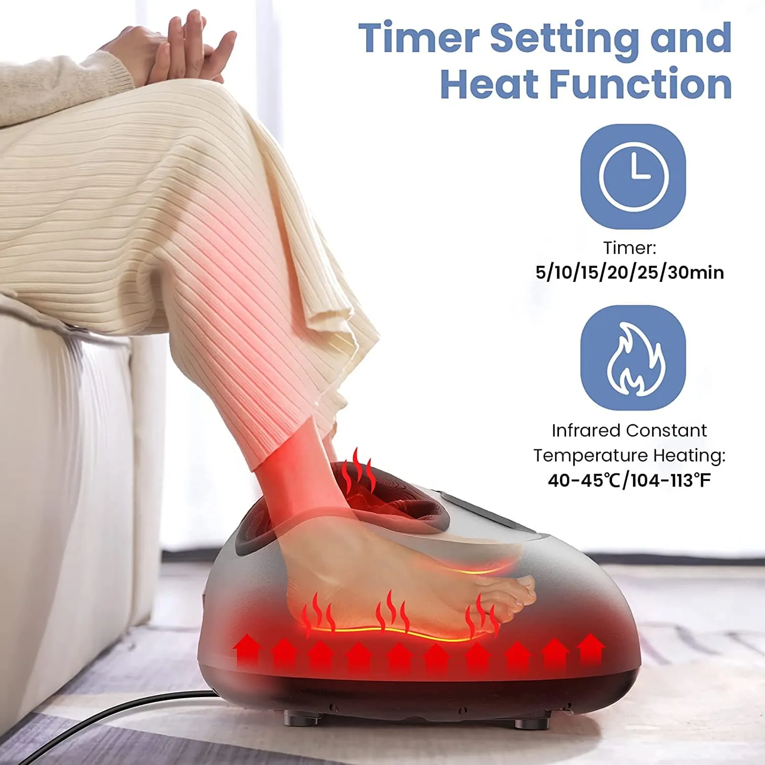 Heat Shiatsu Foot Massage Machine from Ortho Joint Relief