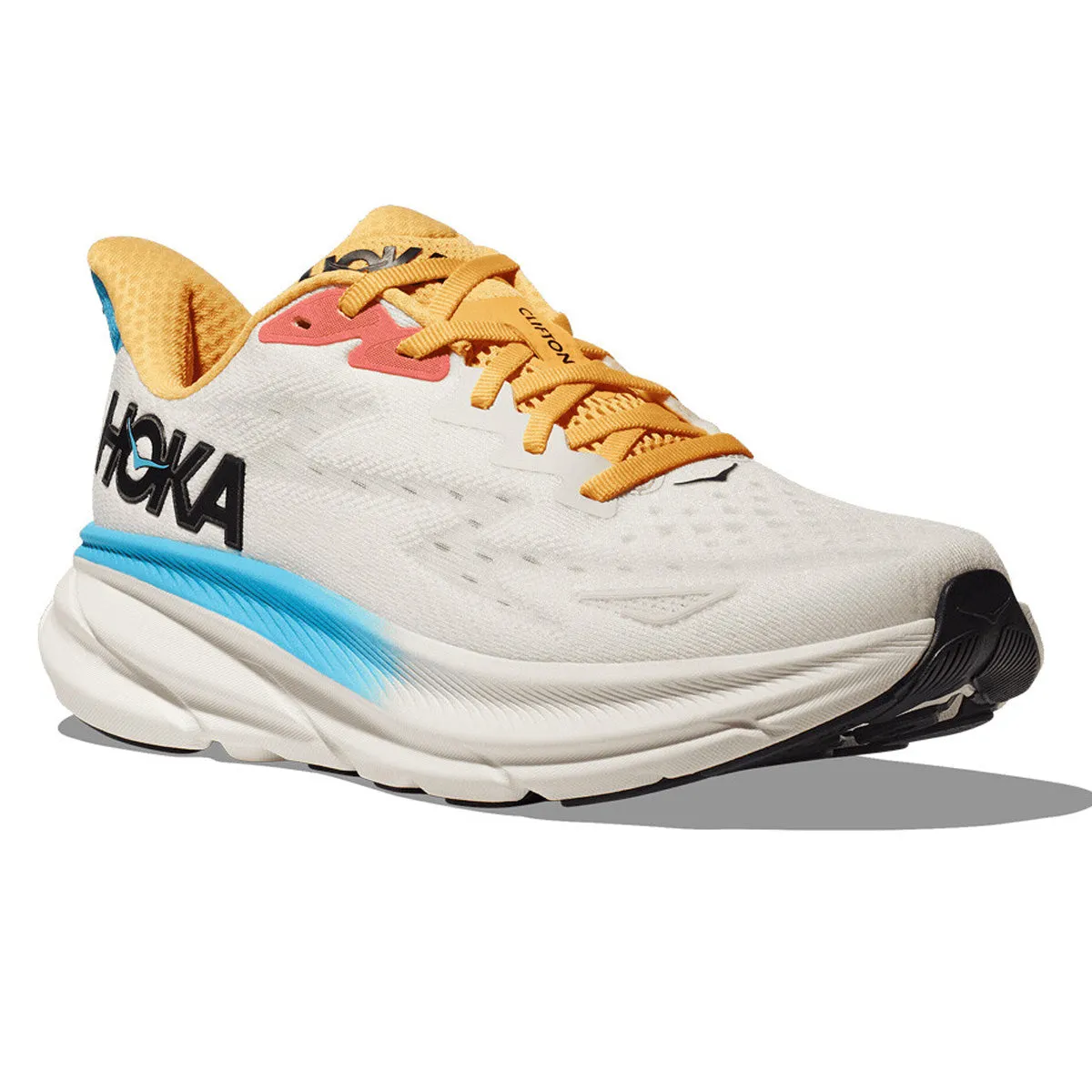 Hoka Clifton 9 Womens | Blanc De Blanc / Swim Day