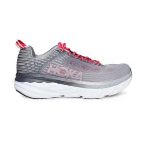 HOKA ONE ONE Bondi 6 Alloy / Steel Gray Running Shoes - Men's