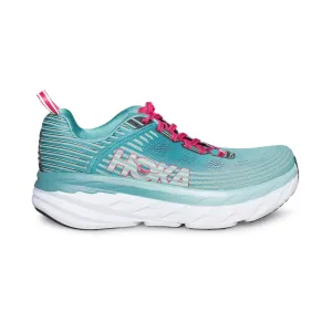 HOKA ONE ONE Bondi 6 Canton / Green-Blue Slate Running Shoes - Women's