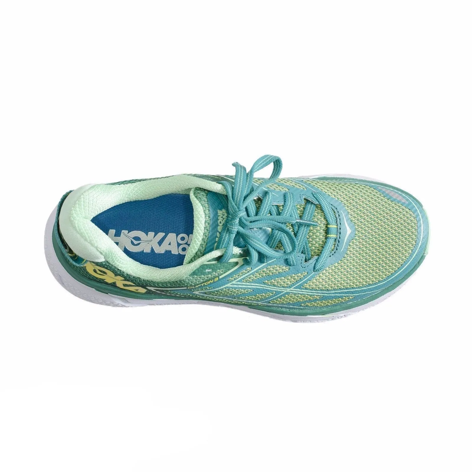 Hoka One One Clifton 3 Tropical Green Running Shoes