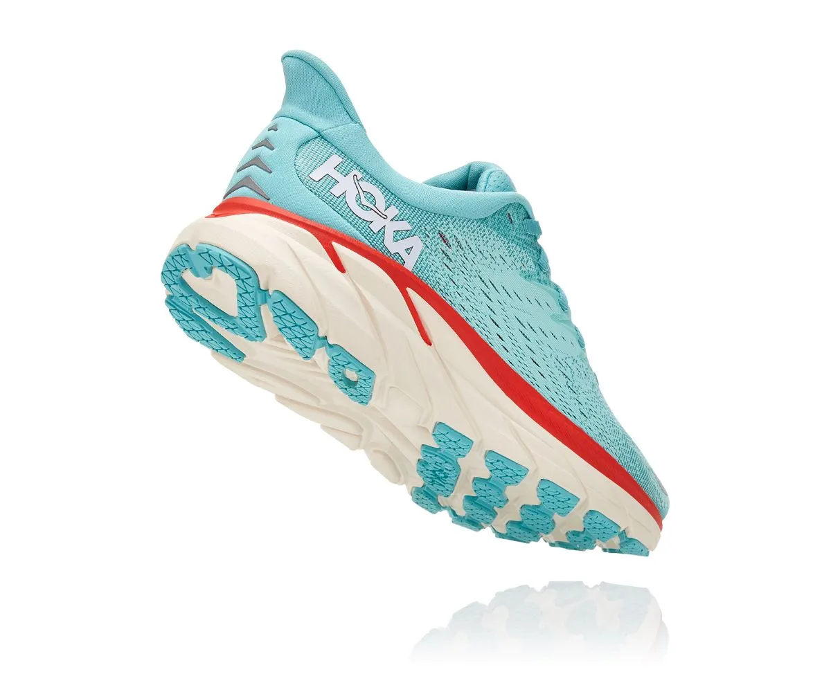 'Hoka' Women's Clifton 8 - Aquarelle / Eggshell Blue