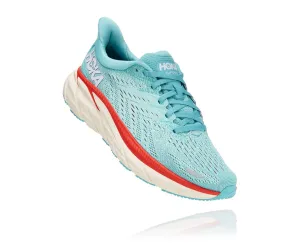 'Hoka' Women's Clifton 8 - Aquarelle / Eggshell Blue