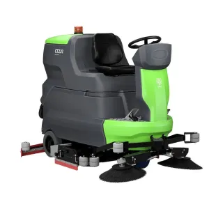 IPC 42" Auto Ride-On Floor Scrubber, 330ah Battery   115V Charger, Brush Driven (CT231BT105B-330-115)