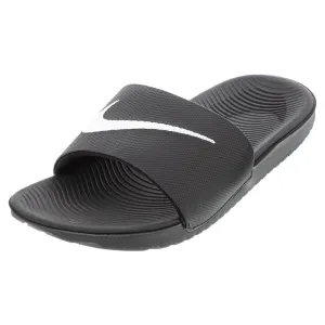 Juniors` Kawa Sports Slides Black and White