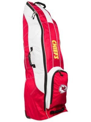 Kansas City Chiefs Team Golf Red Golf Clubs Wheeled Luggage Travel Bag