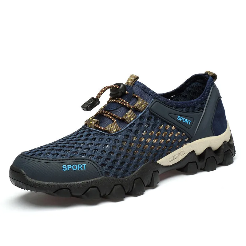 Lace-Up Men's Quick Drying Water Shoes for Beach Breathing