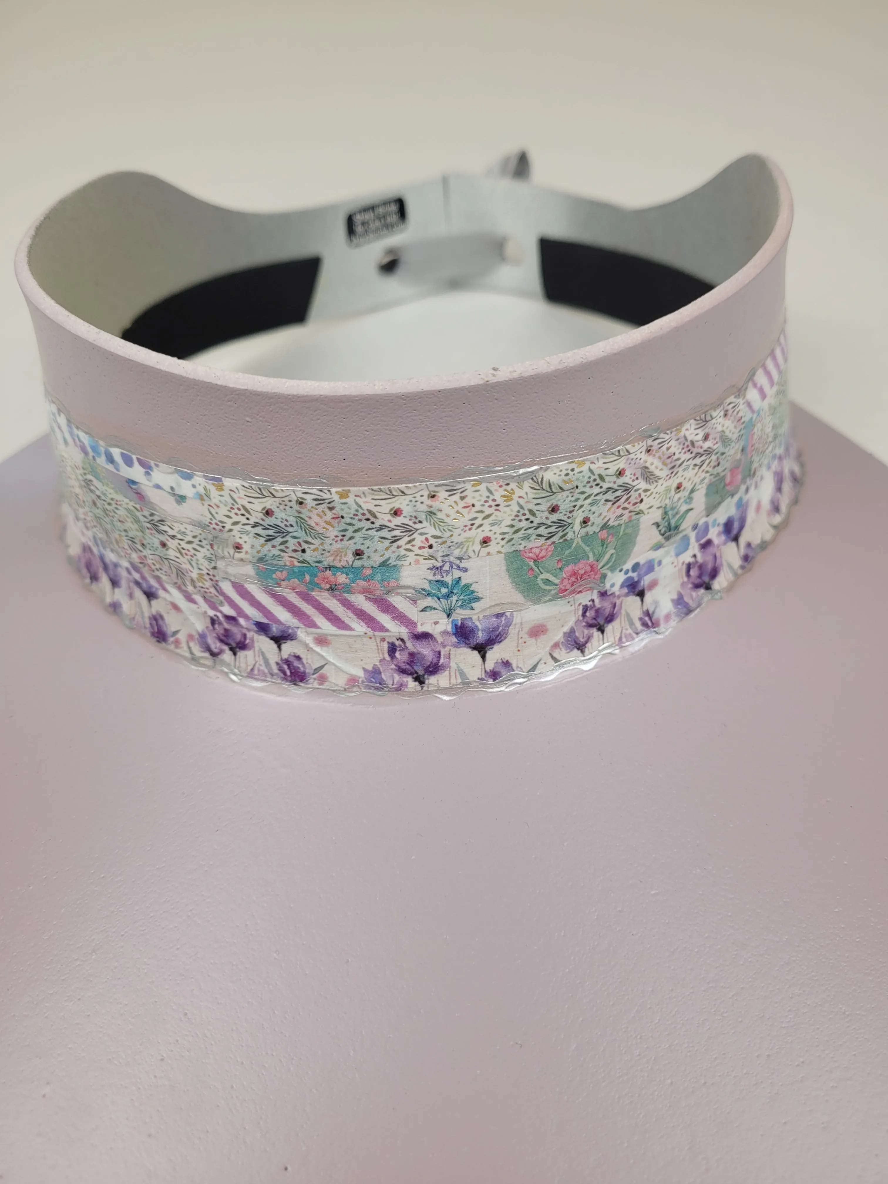 Light Purple LadyEVA Visor Hat with Purple Collage Band