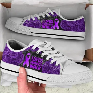 Lupus Awareness Shoes Walk Low Top Shoes , Low Top Sneaker, Low Top Canvas Shoes