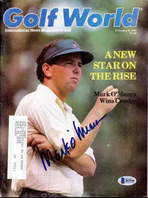 Mark O'Meara Autographed Sports Illustrated Magazine Beckett BAS #B63940