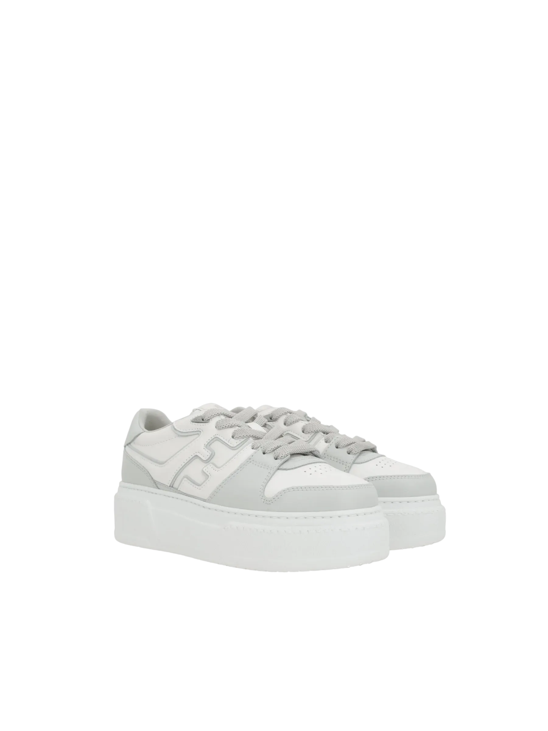 Match Bicolor Leather Sneakers