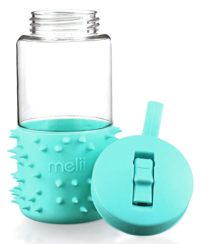 melii Fidget Friendly Water Bottle for Kids 17 oz - Sensory Exploration with Soft Silicone Spikes - Leak Proof, BPA Free, Durable Tritan Construction - Ideal for Home, Lunch Box