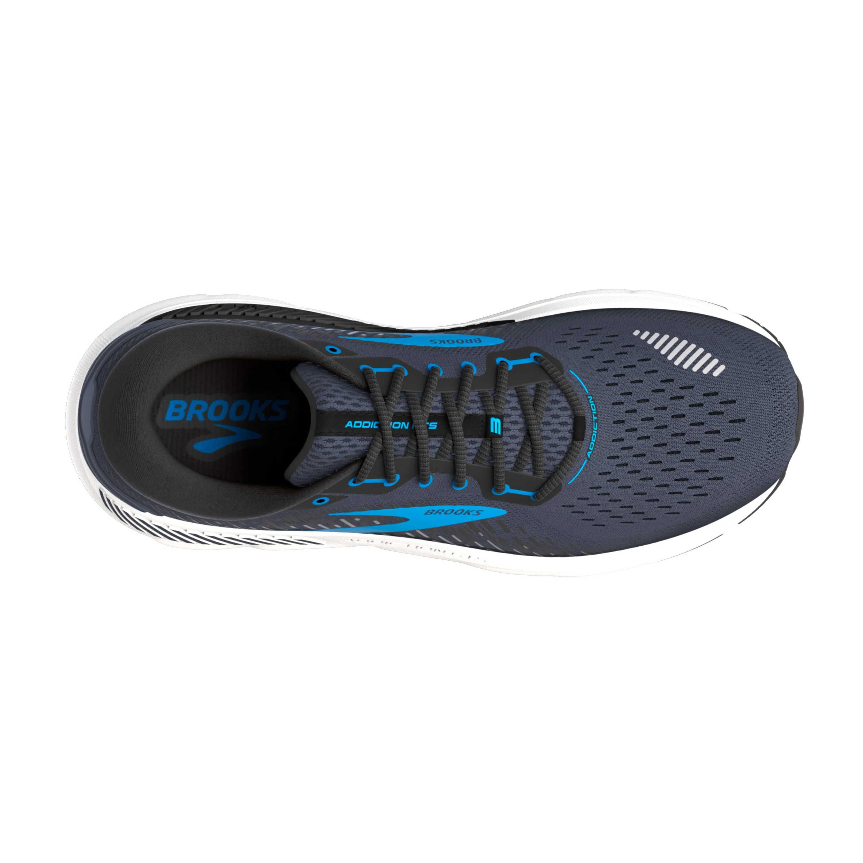 Men's Brooks Addiction GTS 15 Color: India Ink/ Black/ Blue