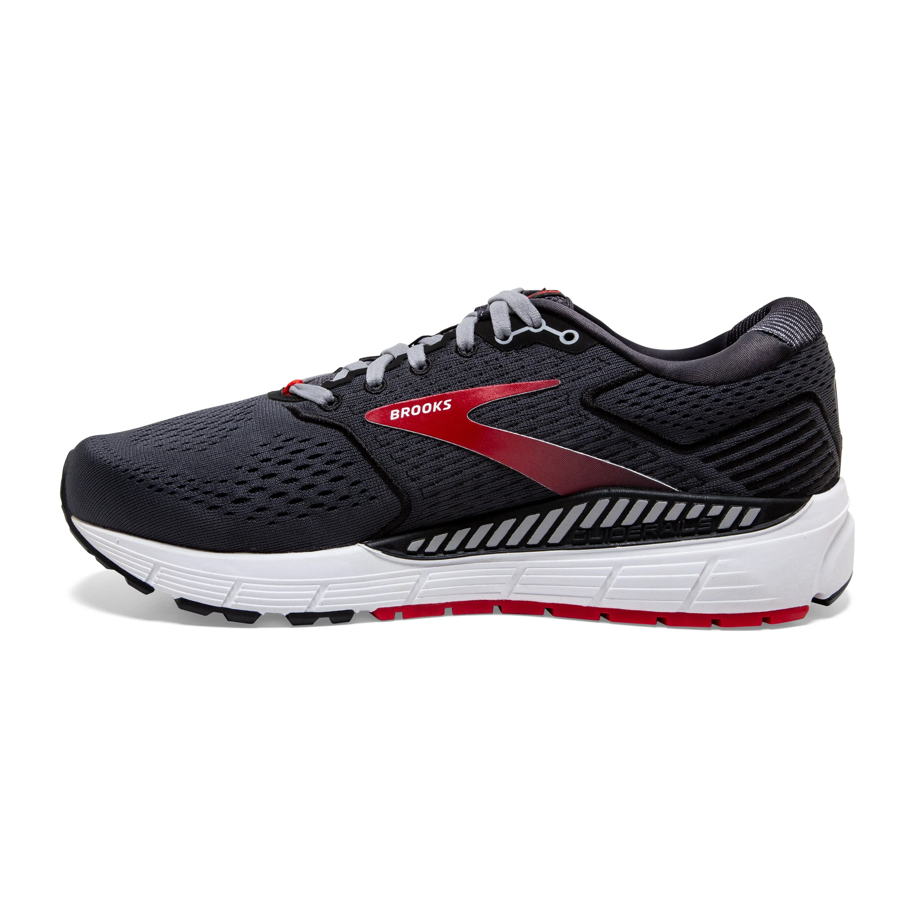 Men's Brooks Beast '20 Color: Blackened Pearl/Black/Red