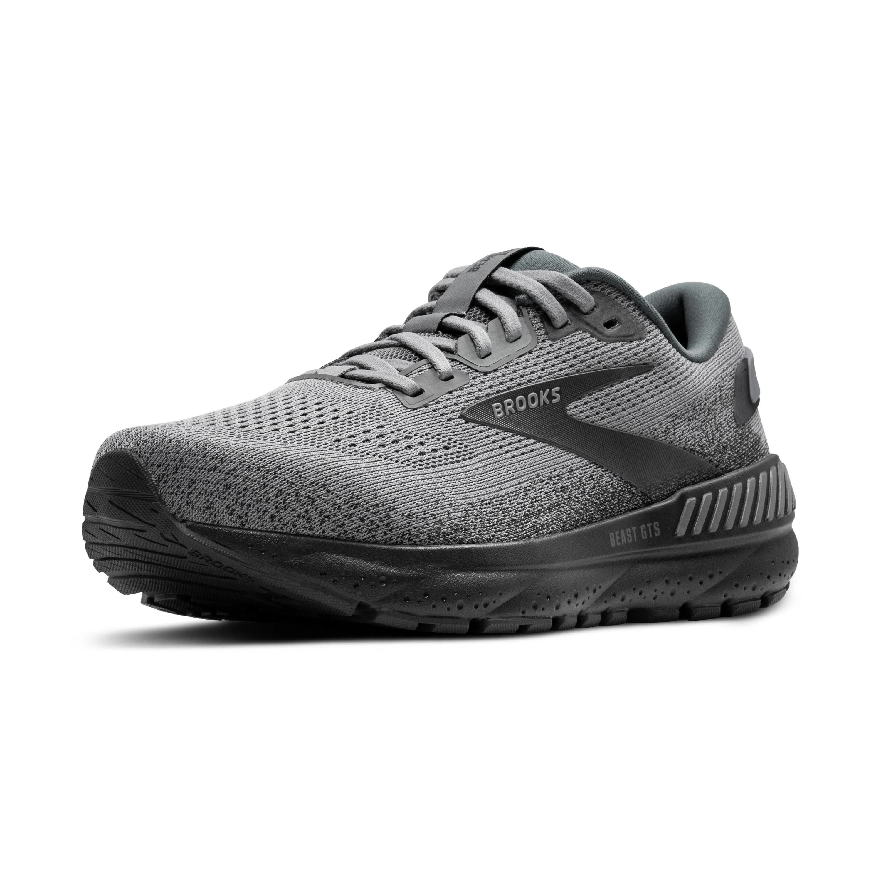 Men's Brooks Beast GTS 24 Color: Primer Grey/Ebony (WIDE WIDTH)