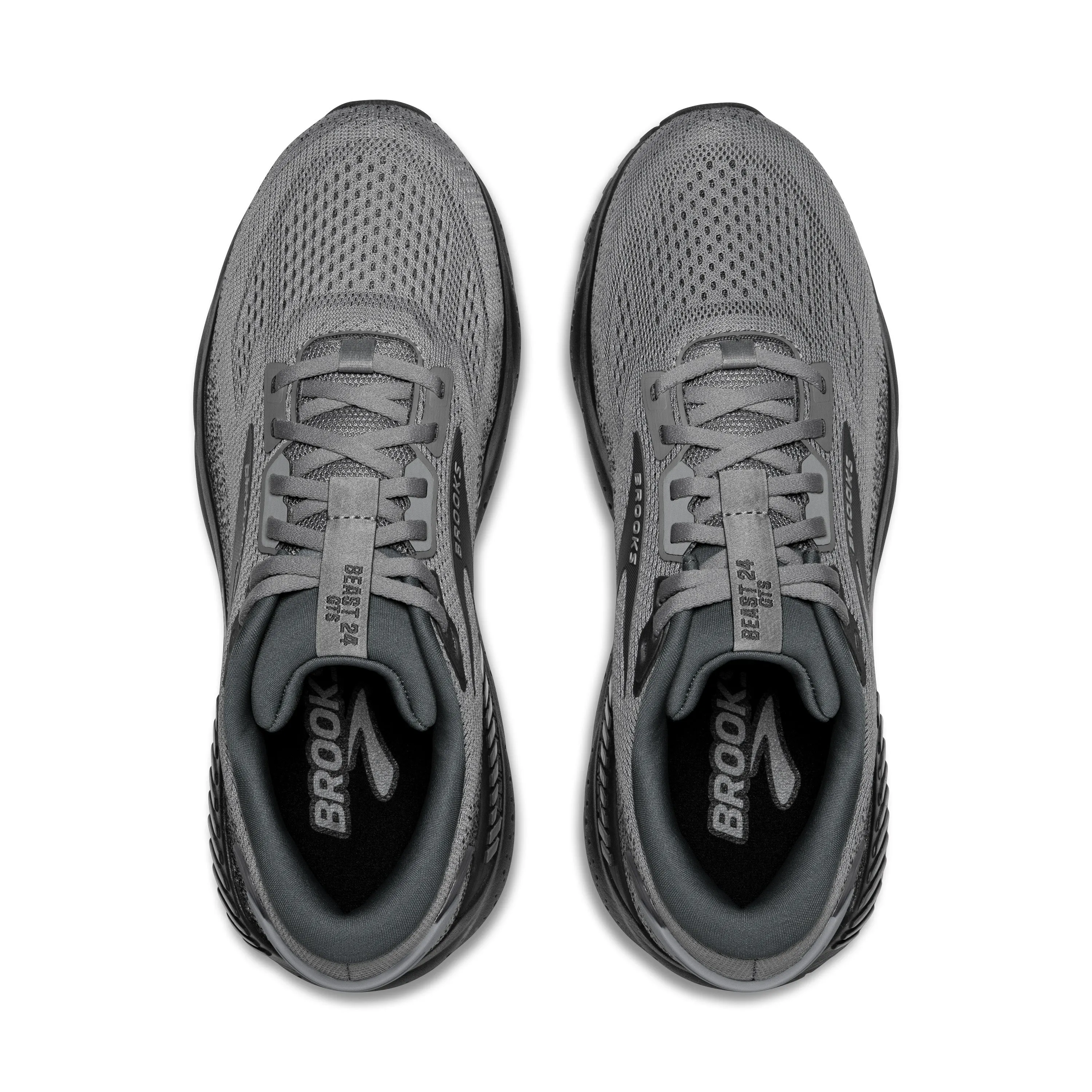 Men's Brooks Beast GTS 24 Color: Primer Grey/Ebony (WIDE WIDTH)