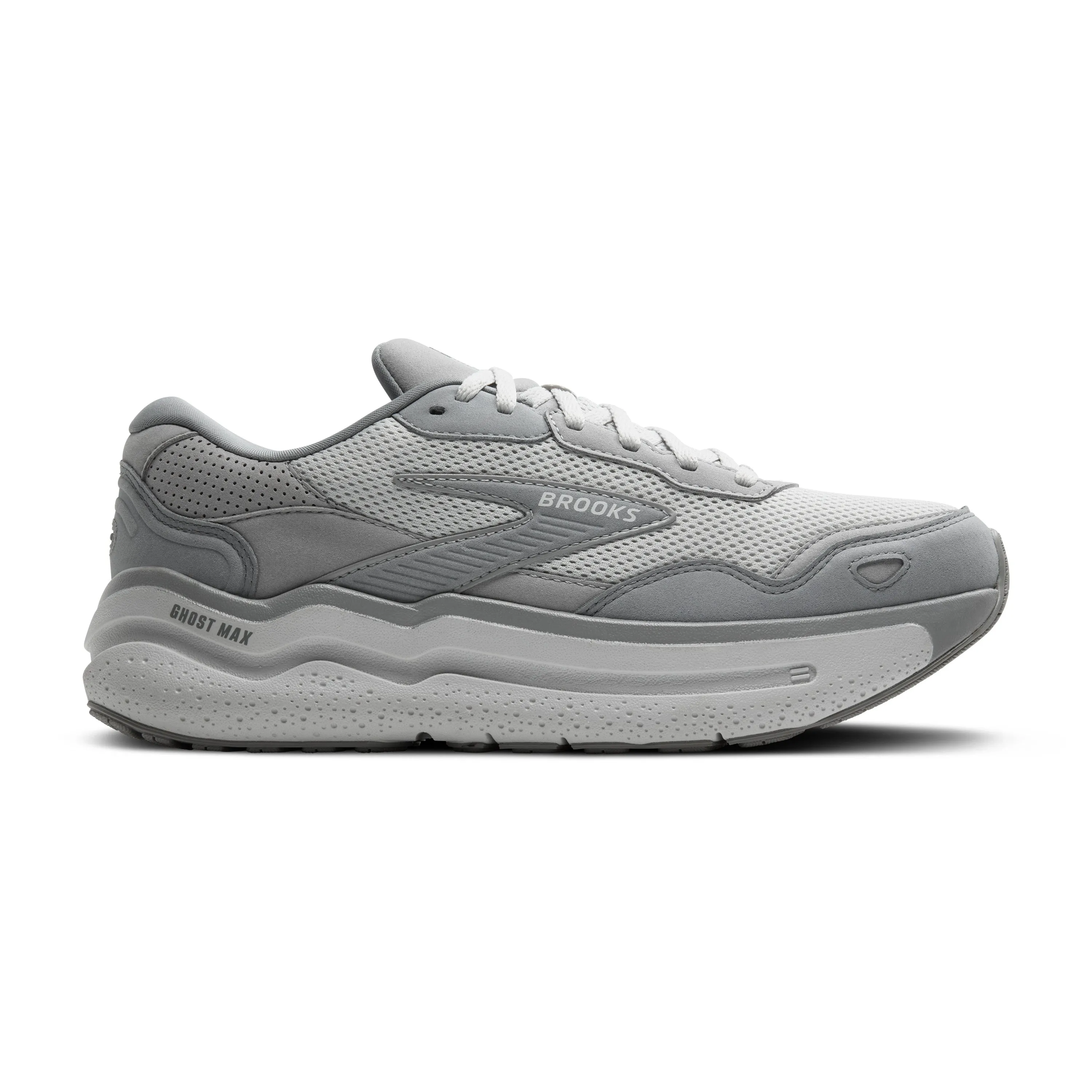 Men's Brooks Ghost Max SE Color: Primer Grey/Oyster/Alloy