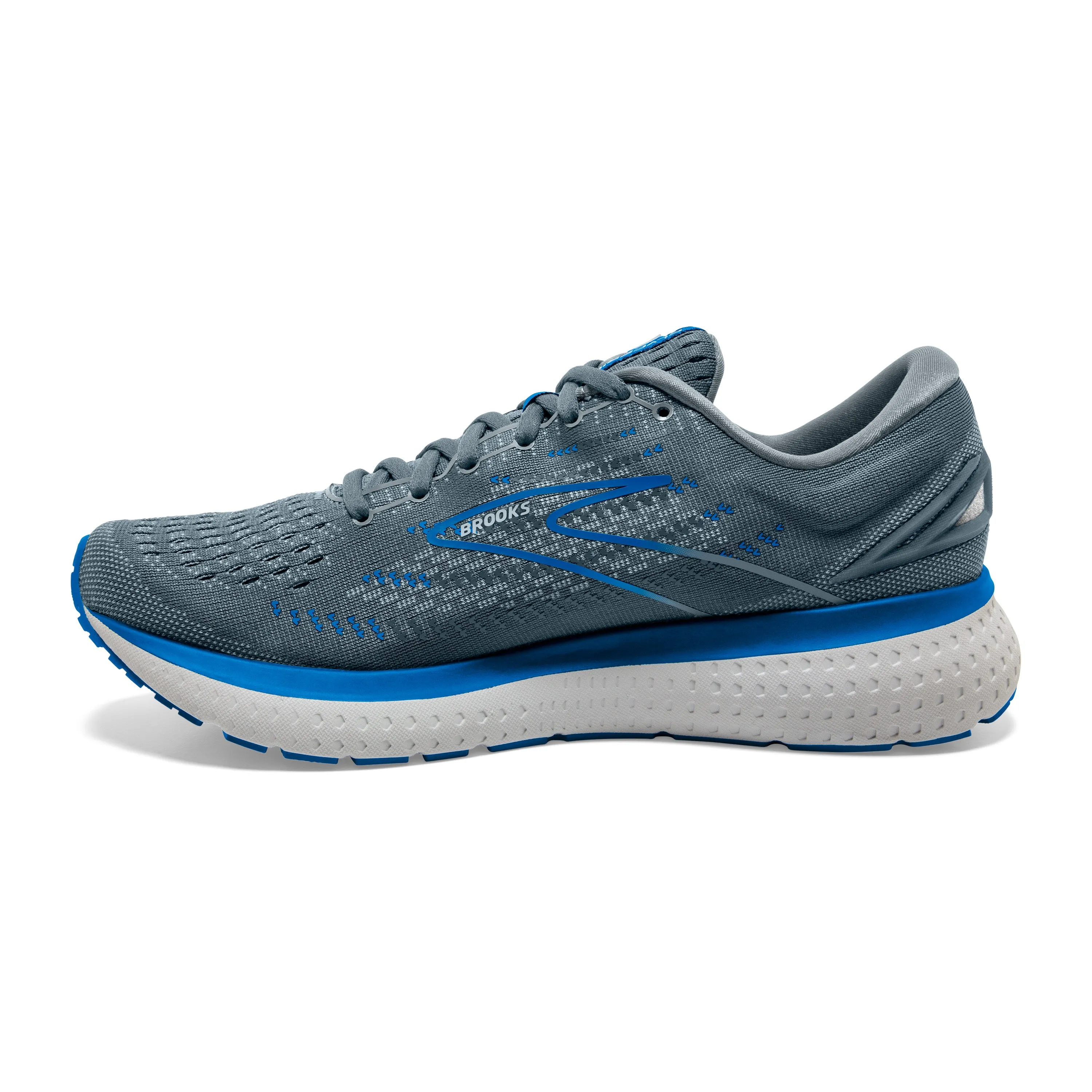 Men's Brooks Glycerin 19 Color: Quarry/Grey/Dark Blue