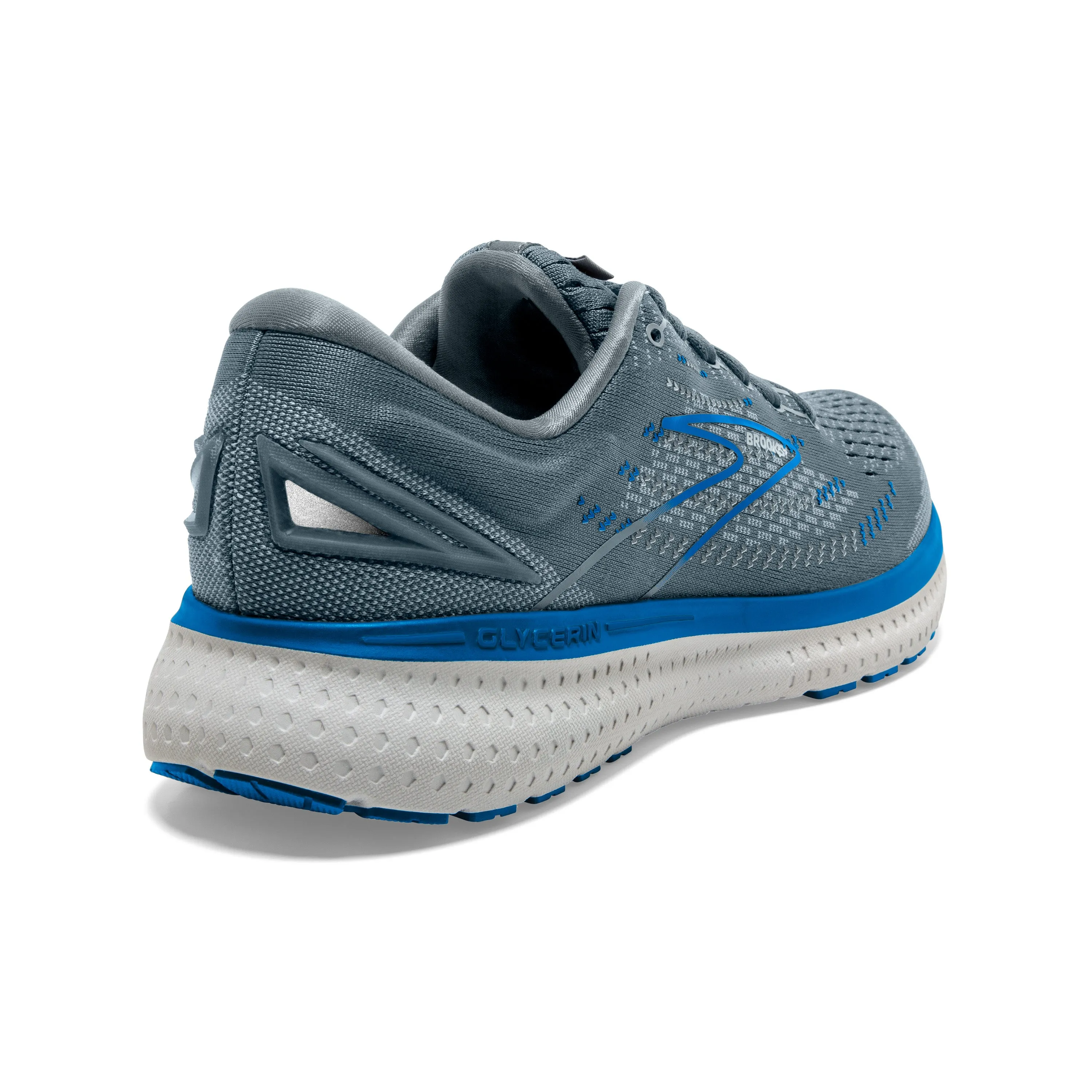 Men's Brooks Glycerin 19 Color: Quarry/Grey/Dark Blue