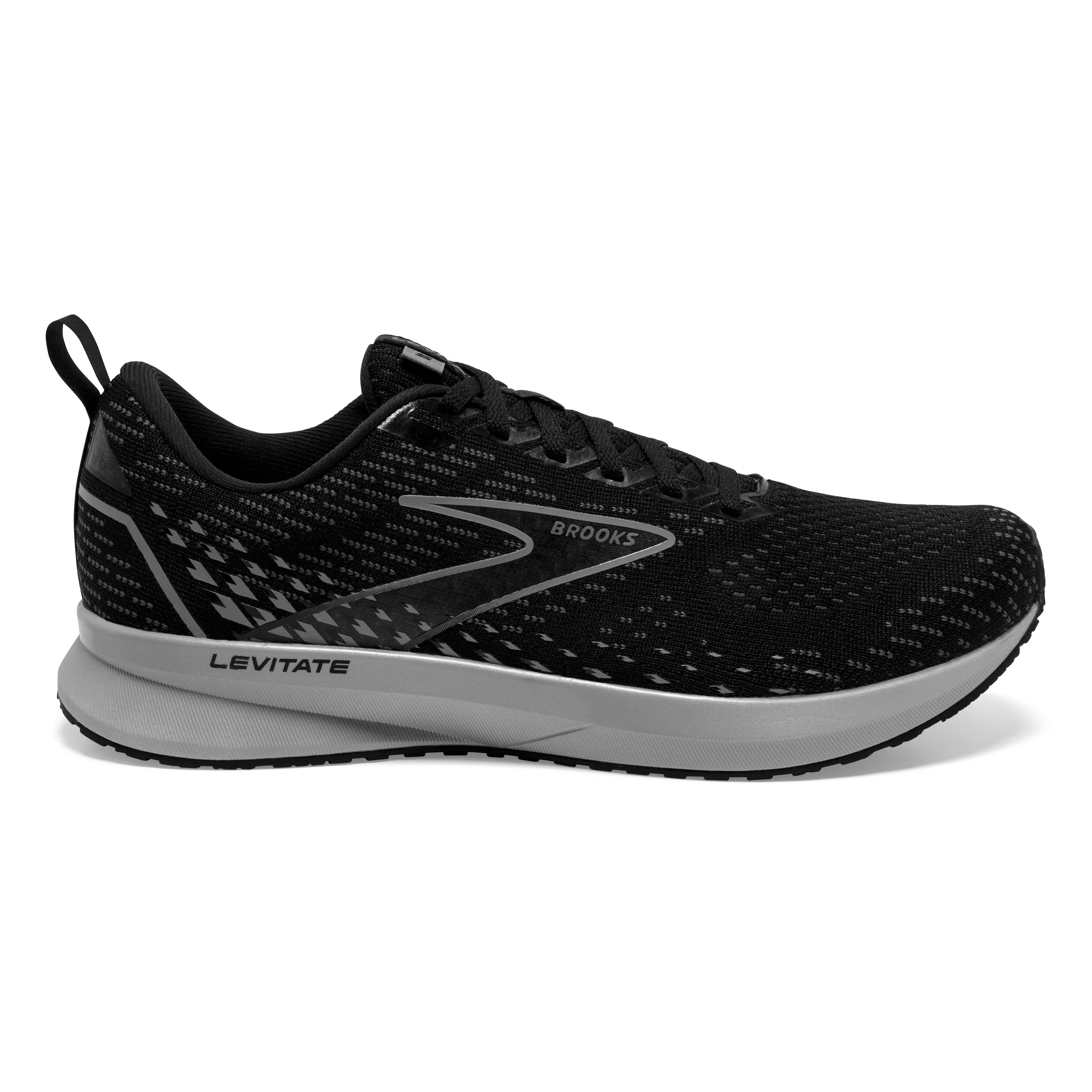 Men's Brooks Levitate 5 Color: Black/Ebony/Grey