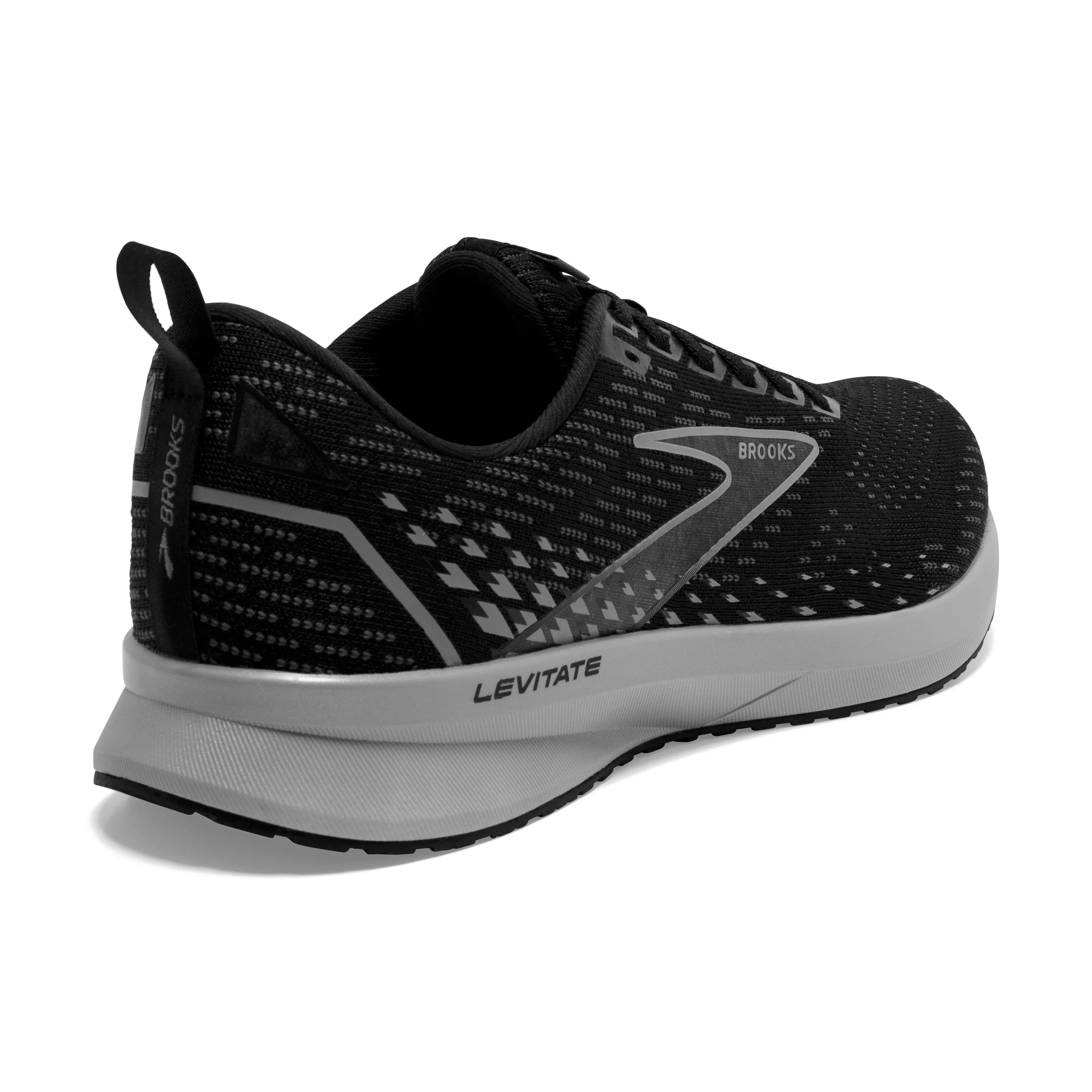 Men's Brooks Levitate 5 Color: Black/Ebony/Grey