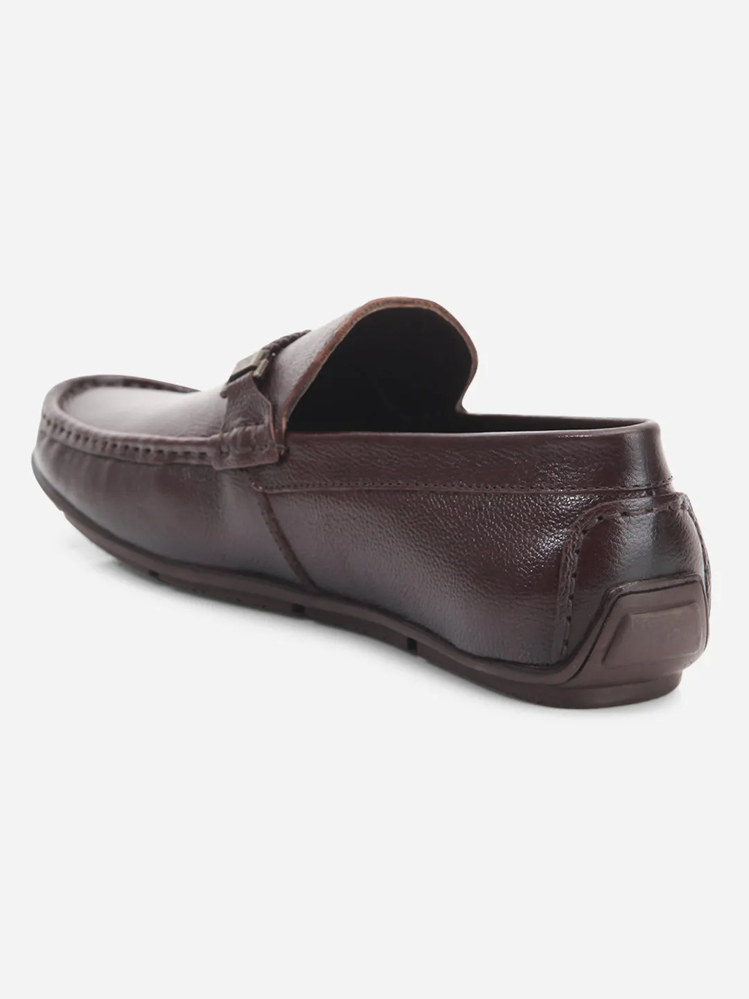 Men's Brown Moc Toe Casual Loafer (ID1161)