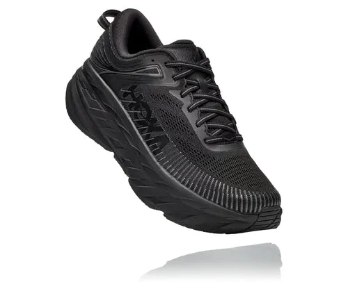 Men's Hoka Bondi 7 Color: Black / Black