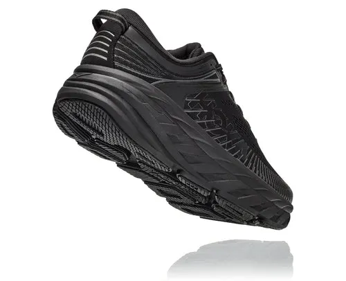 Men's Hoka Bondi 7 Color: Black / Black