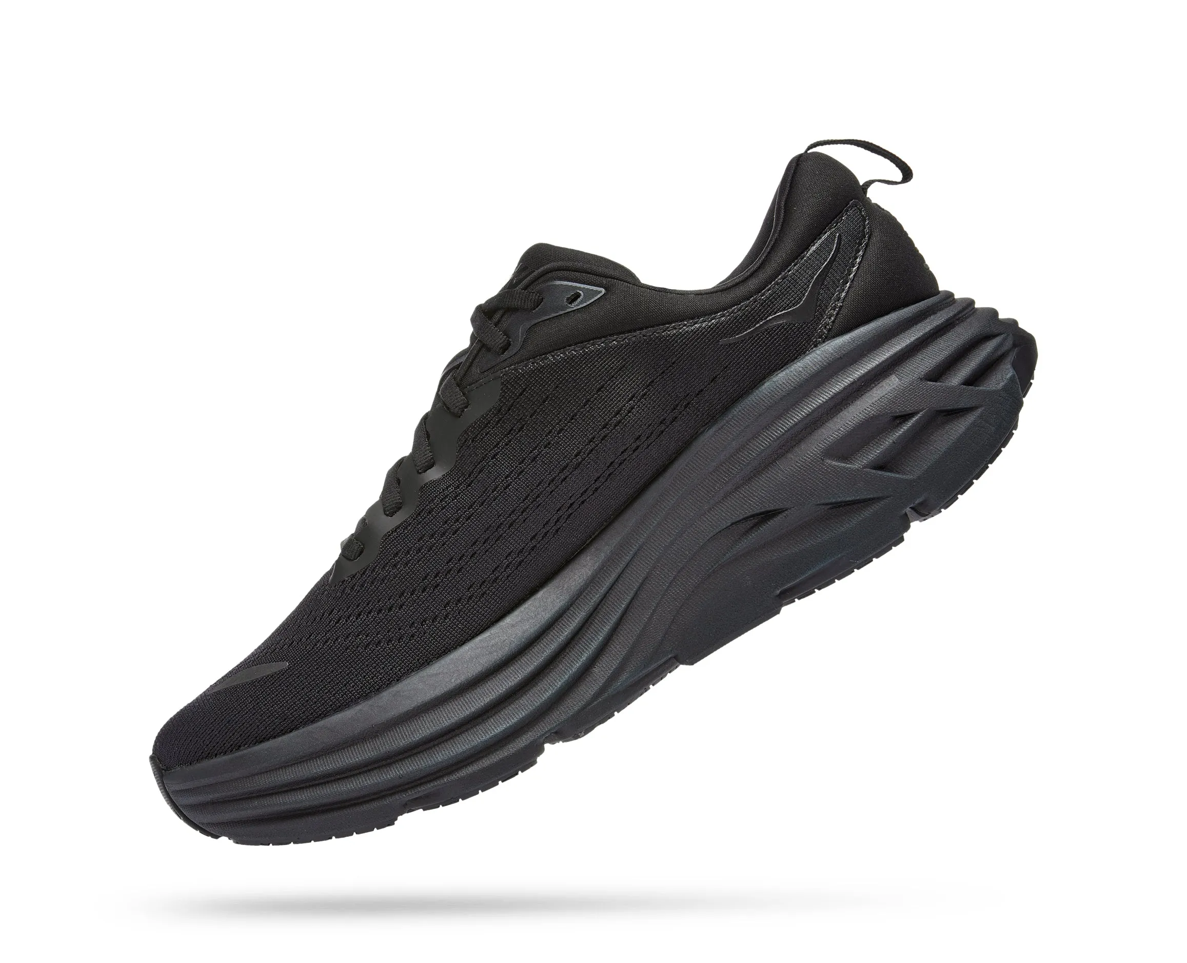 Men's Hoka Bondi 8 Color: Black/ Black (EXTRA WIDE WIDTH)