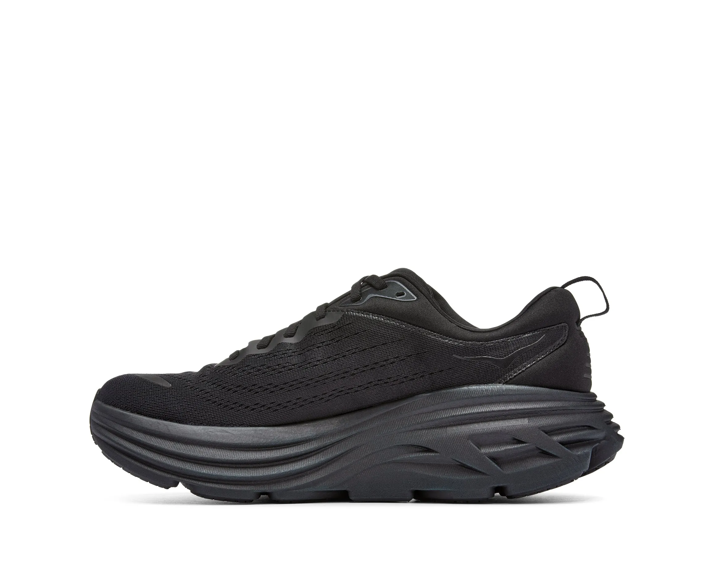 Men's Hoka Bondi 8 Color: Black/ Black (EXTRA WIDE WIDTH)