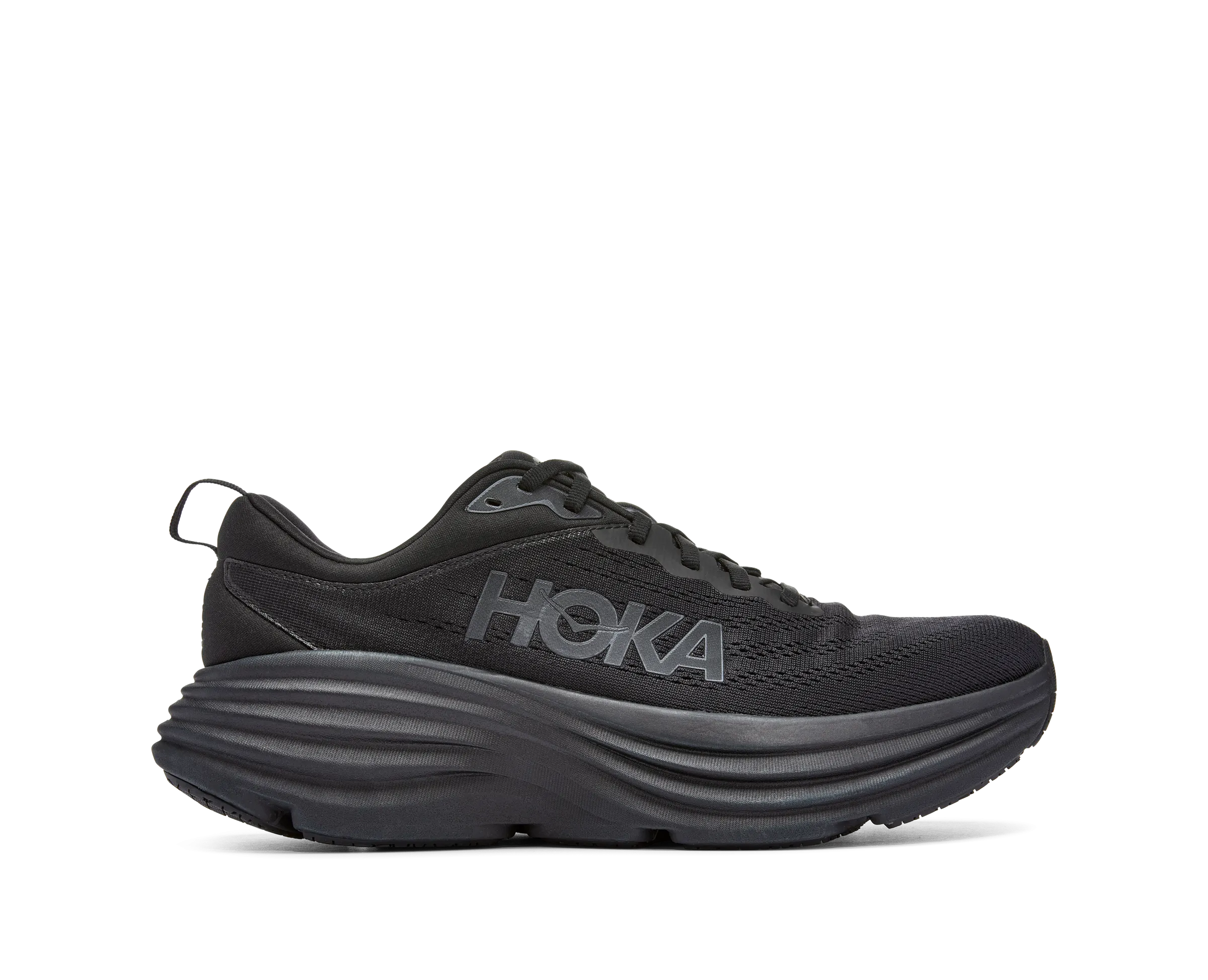 Men's Hoka Bondi 8 Color: Black / Black