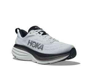 Men's Hoka Bondi 8 Color: White / Black