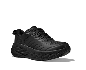 Men's Hoka Bondi SR Color: Black/Black (WIDE WIDTH)