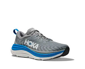 Men's Hoka Gaviota 5 Color: Limestone / Diva Blue