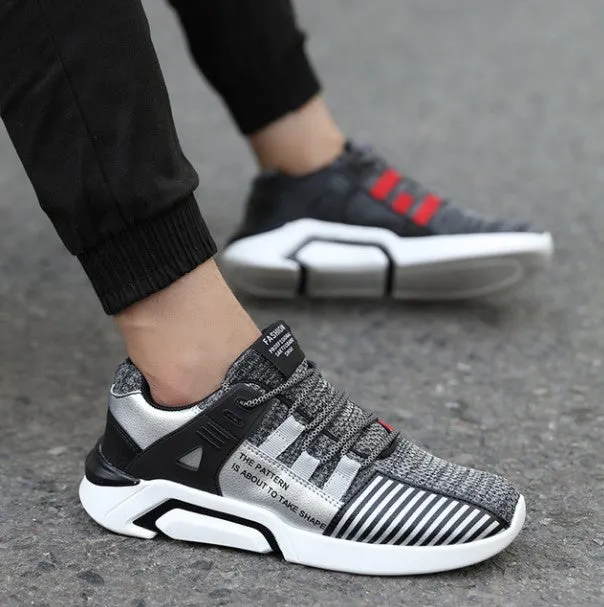 Men's Spring/Autumn Casual Cotton Lace-Up Sneakers