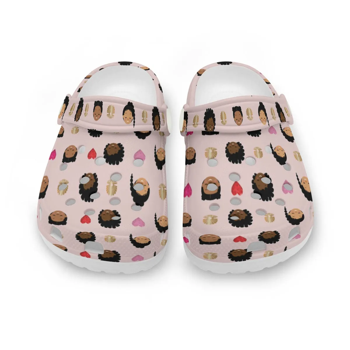 Mermaid Strength Pink Children's Clog Shoes (Kids)